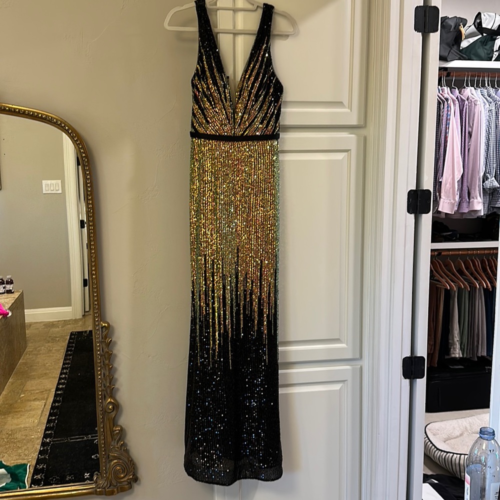 BASIX Black Label Sequin Dress